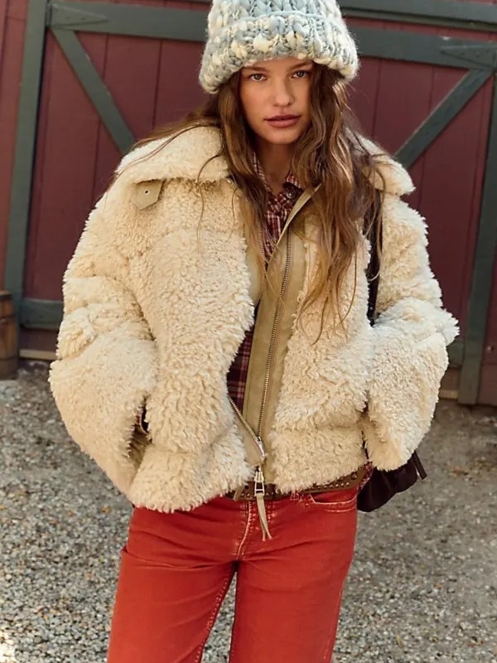 Free People Oversized Jolie Teddy Coat